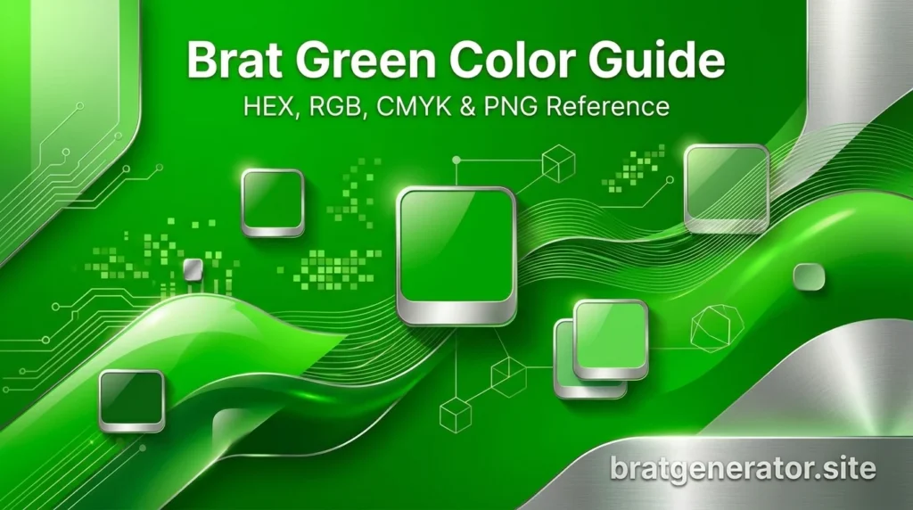Brat Green Color Guide